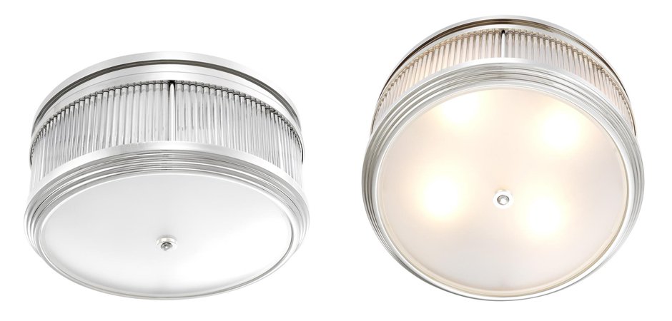 Потолочный светильник Ceiling Lamp Rousseau Nickel Потолочный светильник Ceiling Lamp Rousseau Nickel - Loft-Concept в Саратове