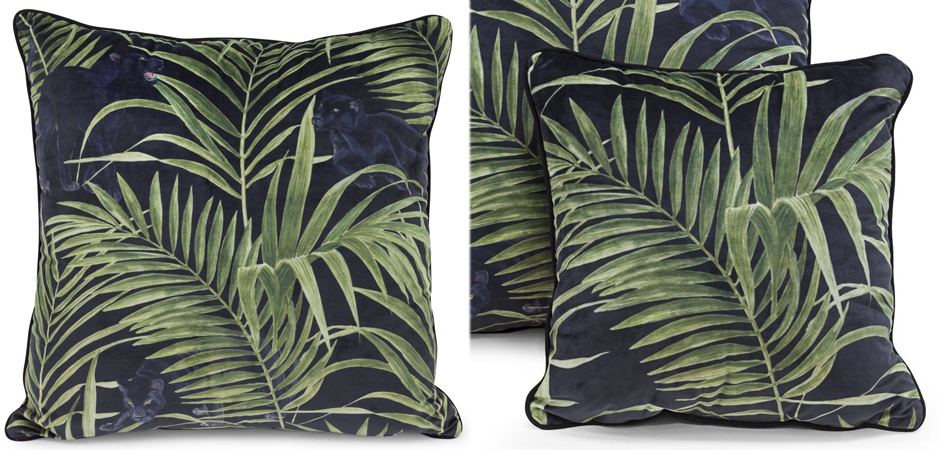Комплект подушек SET PILLOW ABHIKA black-green - фото №1
