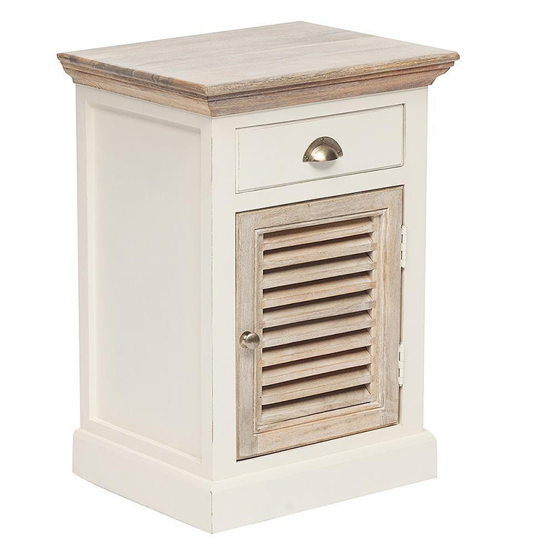 Тумба Edmon Nightstand Белый Древесина Тумба Edmon Nightstand Белый Древесина в Саратове | Loft Concept