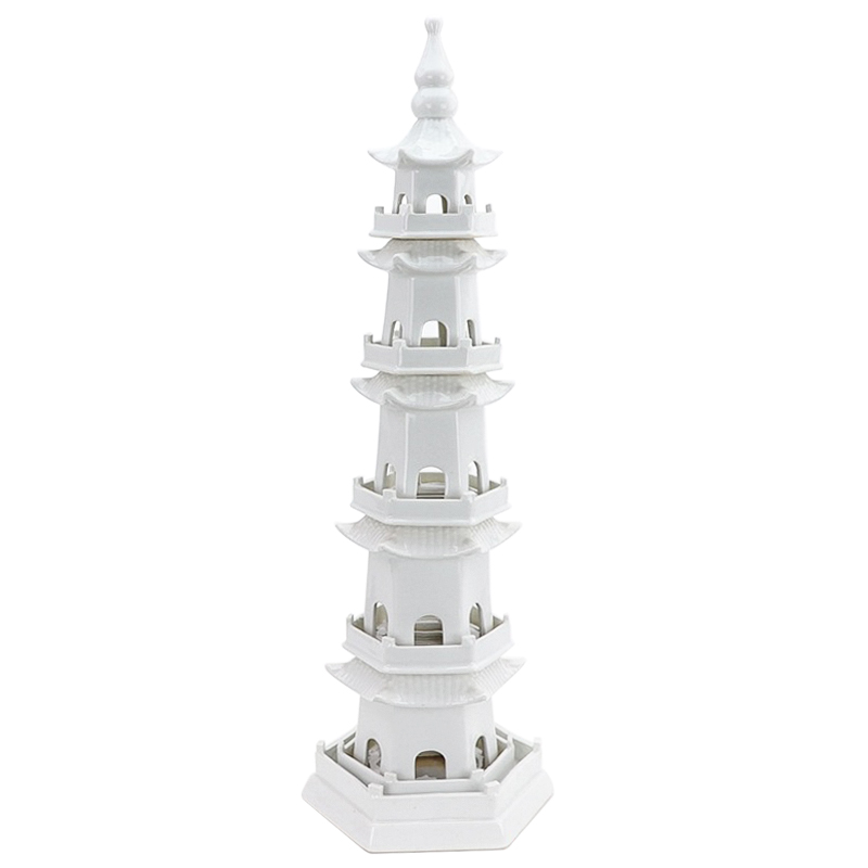 Статуэтка Ceramic Pagoda white Белый в Саратове | Loft Concept 