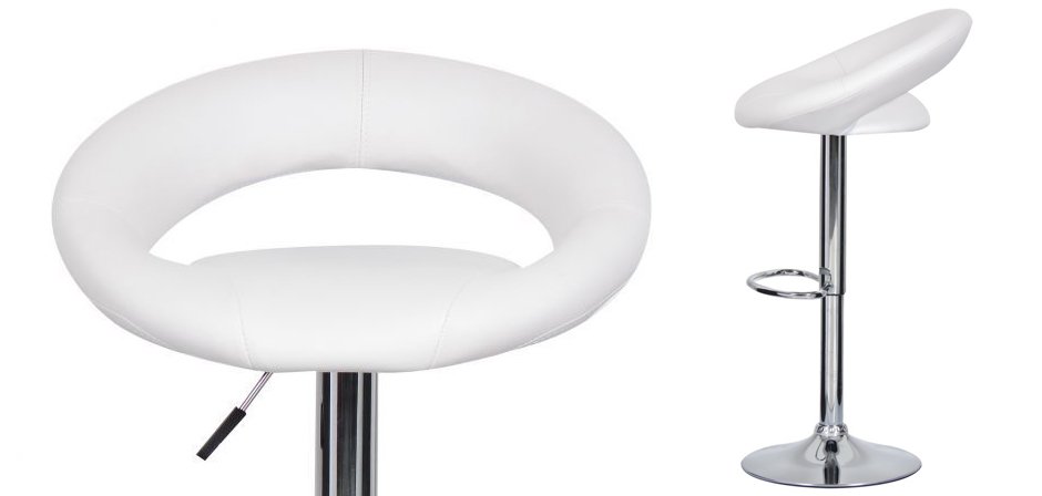 Барный стул Ring Dark White Барный стул Ring Dark White - Loft-Concept в Саратове