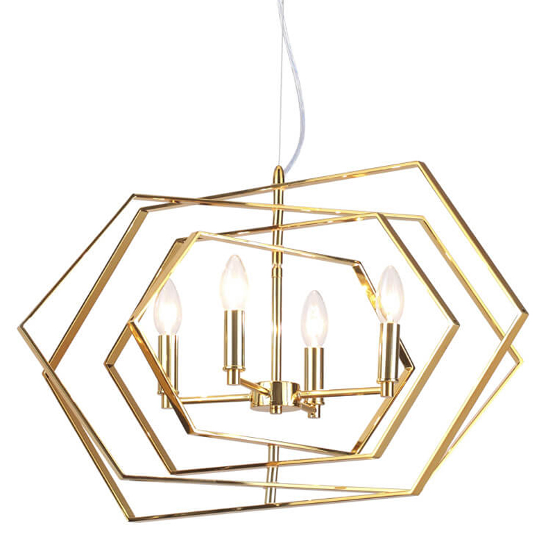 Люстра Damaris Chandelier gold Глянцевое золото в Саратове | Loft Concept 