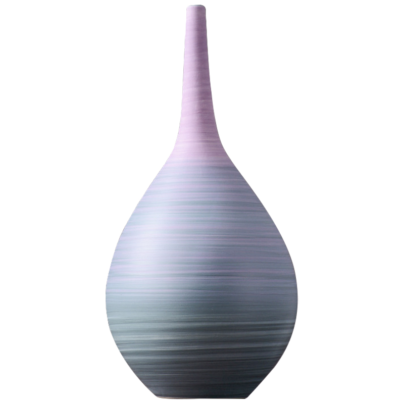 Ваза Gradient Vase 35 Сиреневый Голубой Мульти в Саратове | Loft Concept 