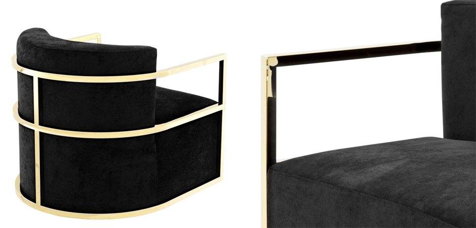 Кресло Eichholtz Chair Emilio Gold Кресло Eichholtz Chair Emilio Gold - Loft-Concept в Саратове