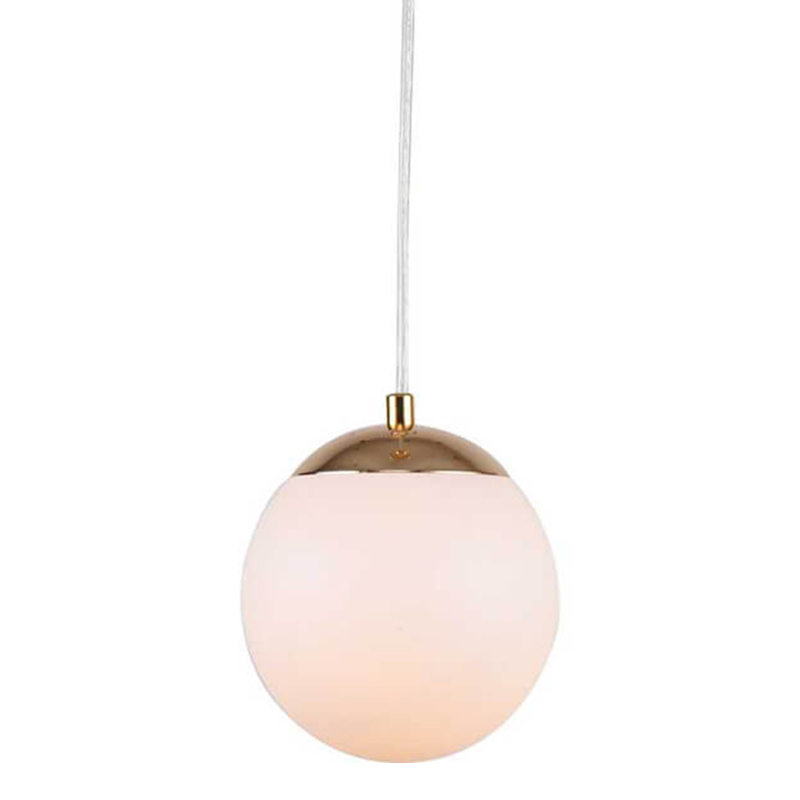 Подвесной светильник Amalthea Hanging Lamp Золотой Белый в Саратове | Loft Concept 