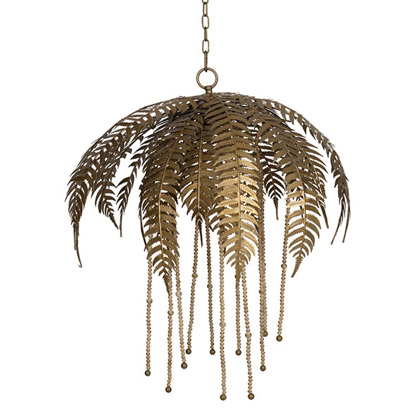 Люстра Thin Palm Chandelier Золотой Люстра Thin Palm Chandelier Золотой в Саратове | Loft Concept