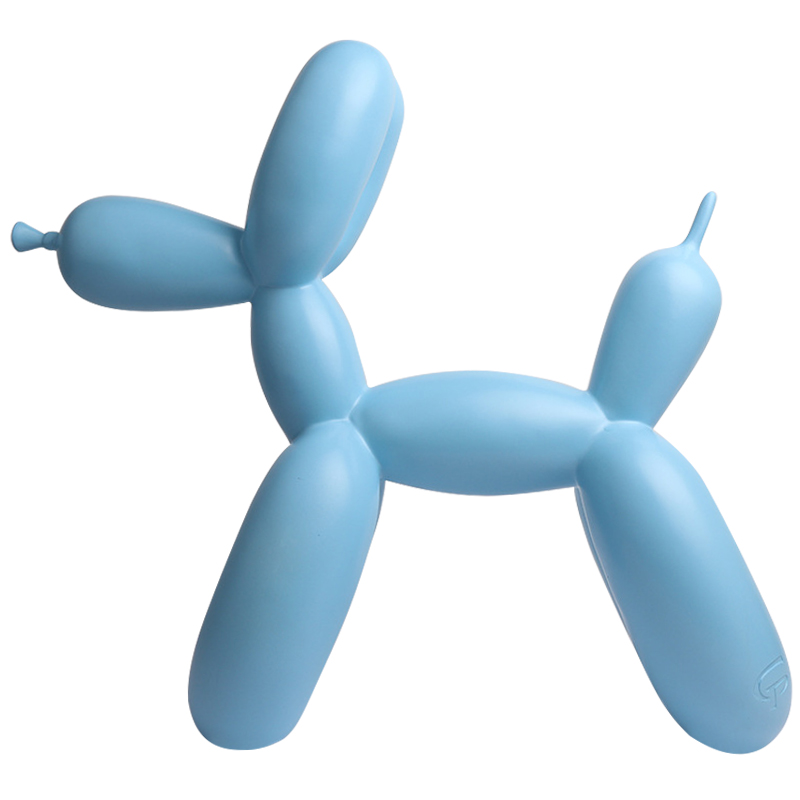 Статуэтка Jeff Koons Balloon Dog Matte Blue Голубой в Саратове | Loft Concept 