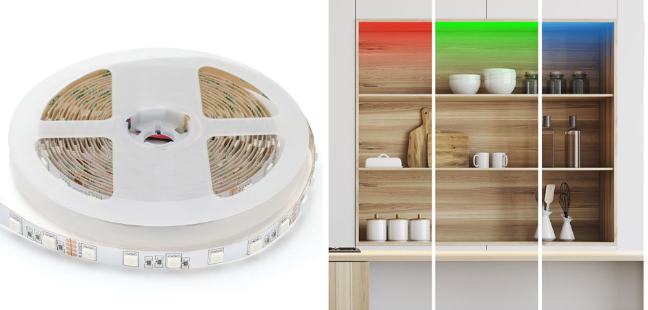 Светодиодная лента 15W/m 60LED/m 5050SMD разноцветная 5M Светодиодная лента 15W/m 60LED/m 5050SMD разноцветная 5M - Loft-Concept в Саратове