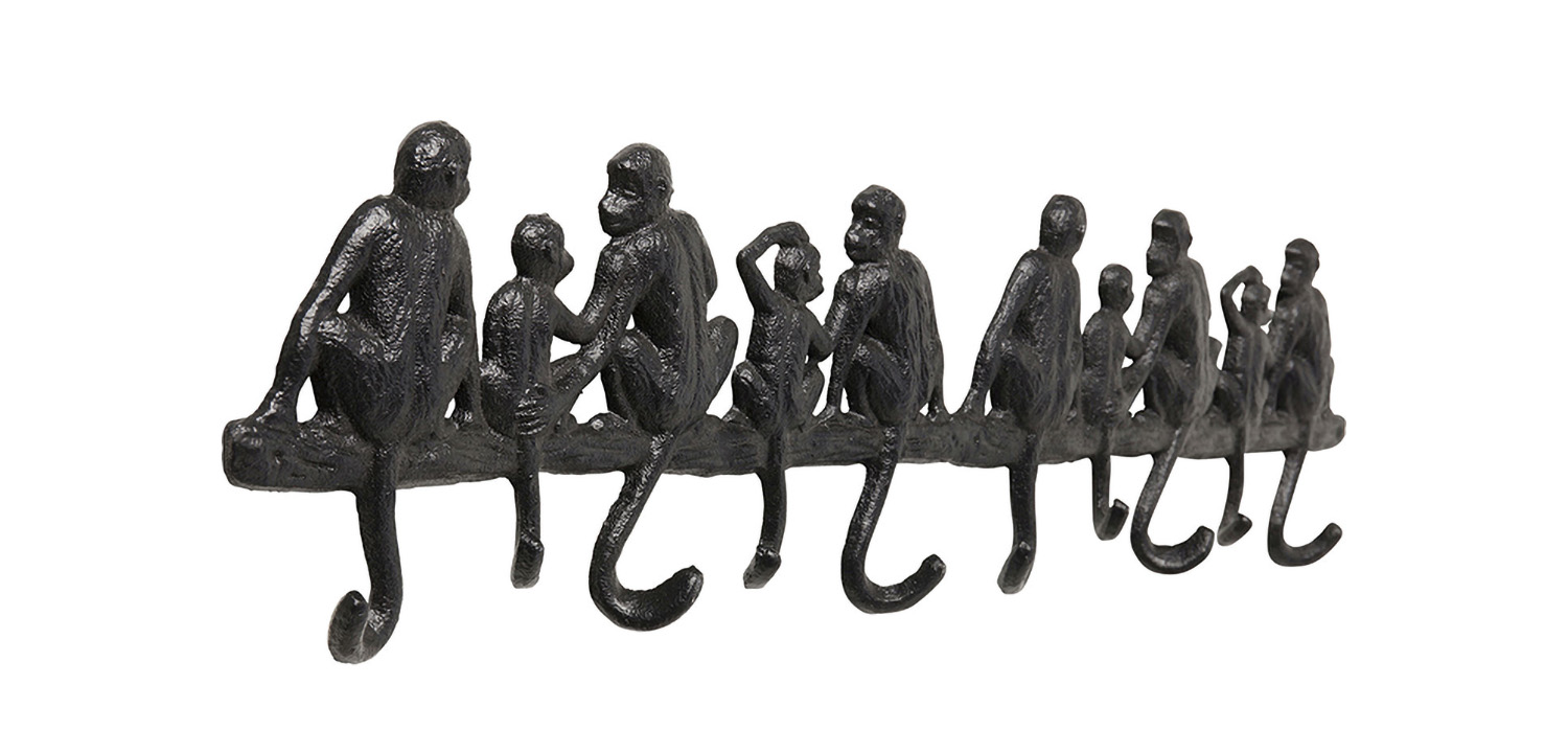 Настенная вешалка Monkey Family L - фото