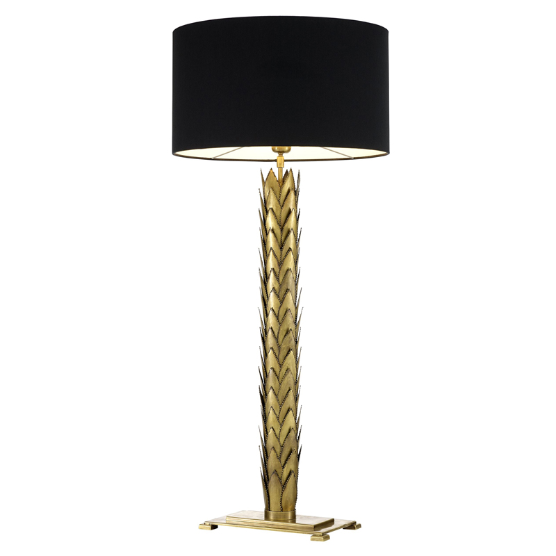 Настольная лампа Eichholtz Table Lamp Granada Латунь Черный в Саратове | Loft Concept 