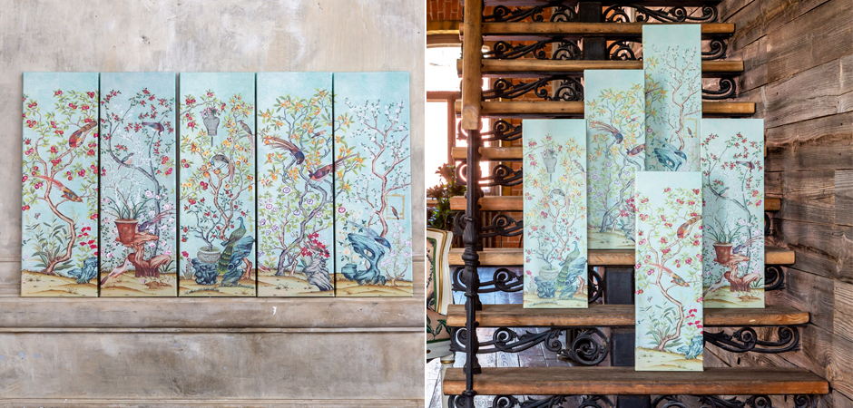 Постер Blue Chinoiserie 1 Постер Blue Chinoiserie 1 - Loft-Concept в Саратове