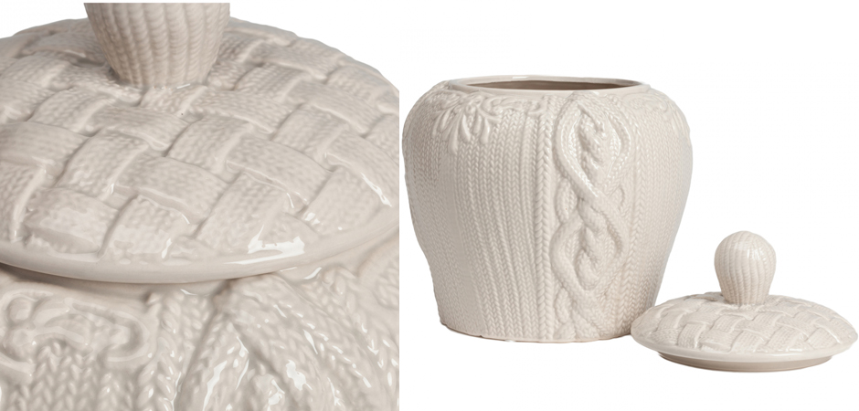 Ваза Knitted Pattern с крышкой Ваза Knitted Pattern с крышкой - Loft-Concept в Саратове