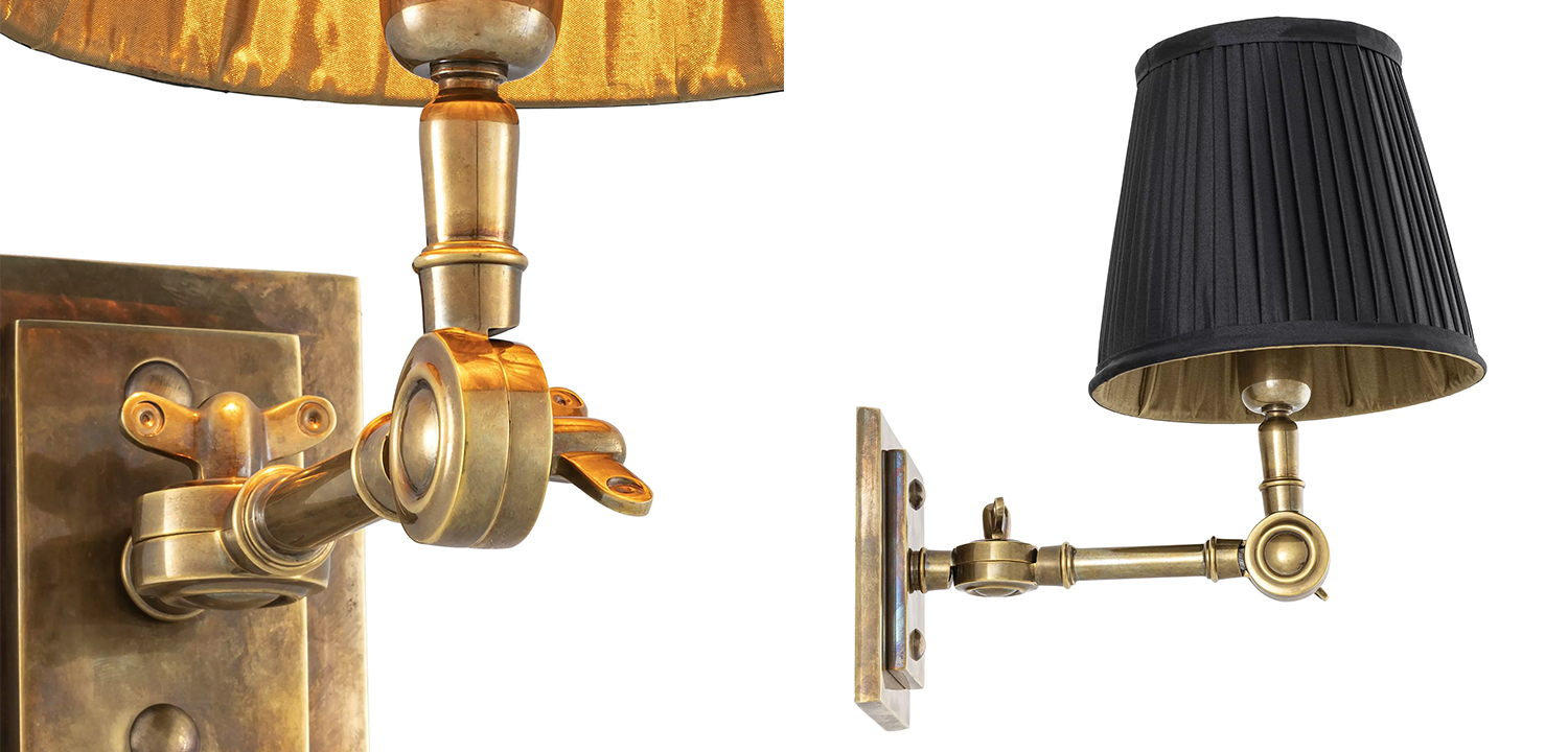 Бра Eichholtz Wall Lamp Wentworth Brass - фото №1