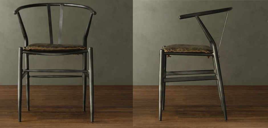 Стул Loft Industrial Kitchen Leather Стул Loft Industrial Kitchen Leather - Loft-Concept в Саратове