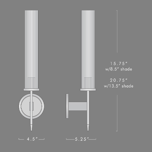 Бра Jonathan Browning ALOUETTE SCONCE Черный Цвет в Саратове