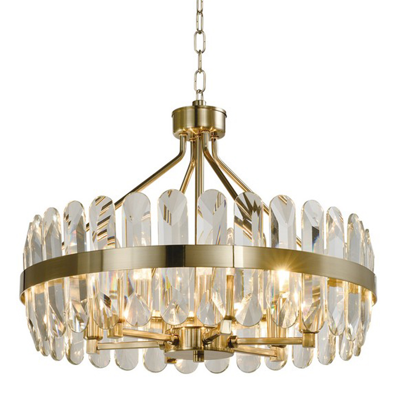 Люстра Genesia Chandelier Золотой Прозрачный (Transparent) в Саратове | Loft Concept 