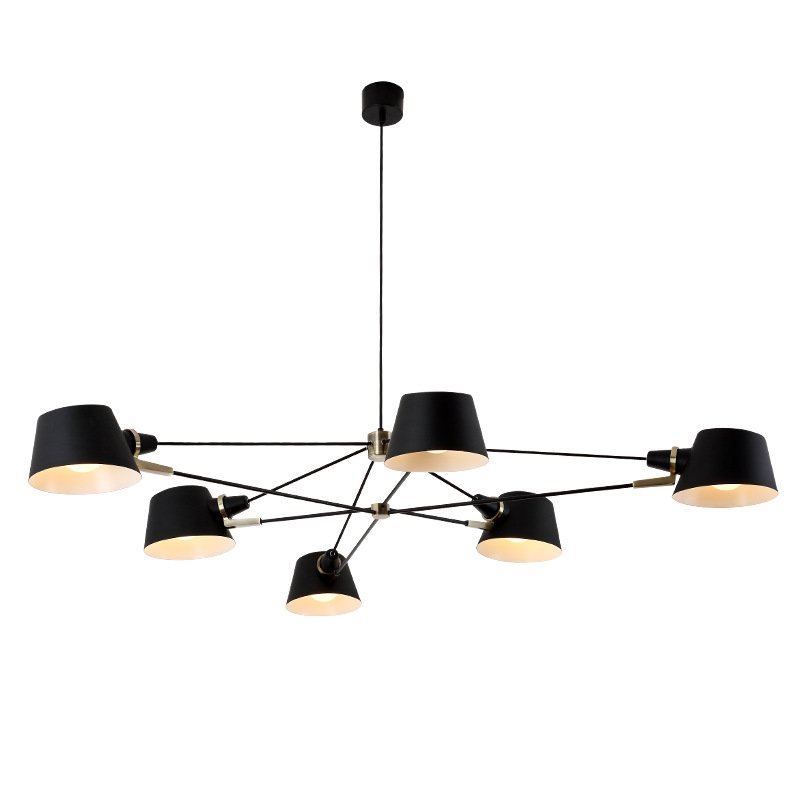 Люстра Brendan Ravenhill  Long Pivot Chandelier Черный в Саратове | Loft Concept 