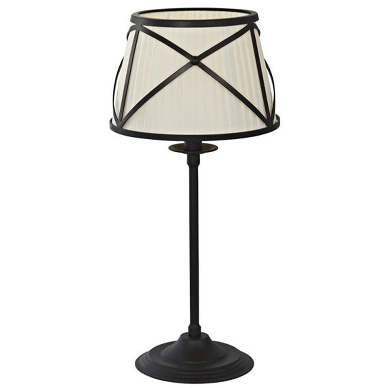 Настольная лампа с абажуром Provence Lampshade Light Brown Table Lamp Бежевый Коричневый в Саратове | Loft Concept 