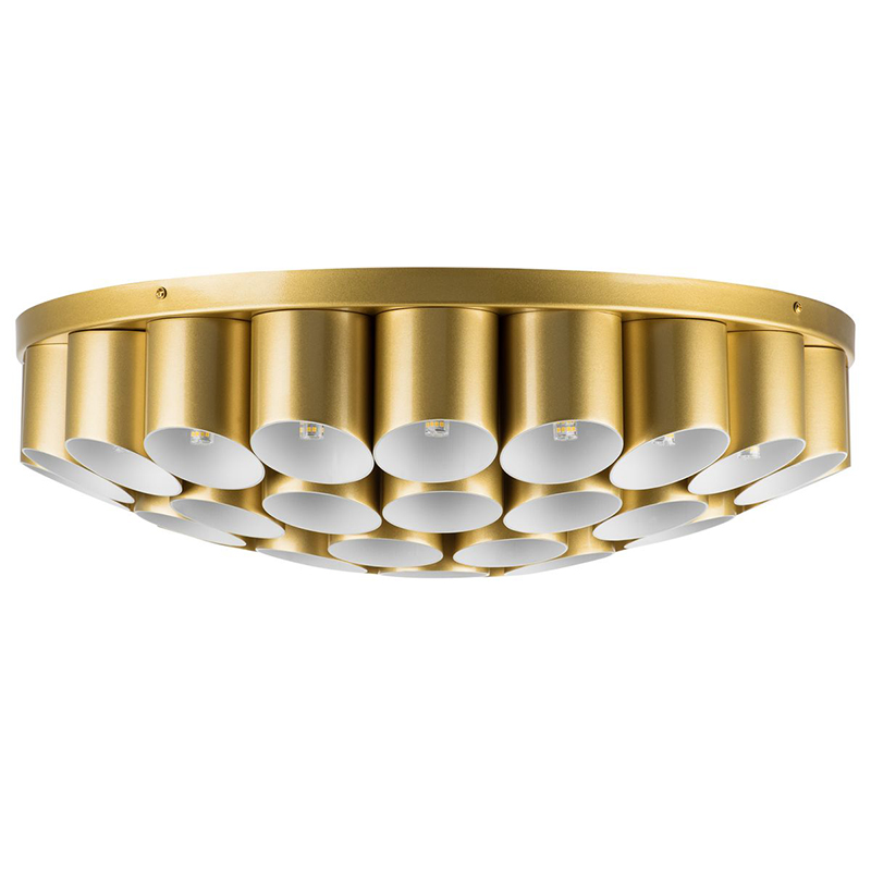 Потолочный светильник Garbi Gold Pipe Organ Ceiling Lamp 40 Золотой Белый Потолочный светильник Garbi Gold Pipe Organ Ceiling Lamp 40 Золотой Белый в Саратове | Loft Concept