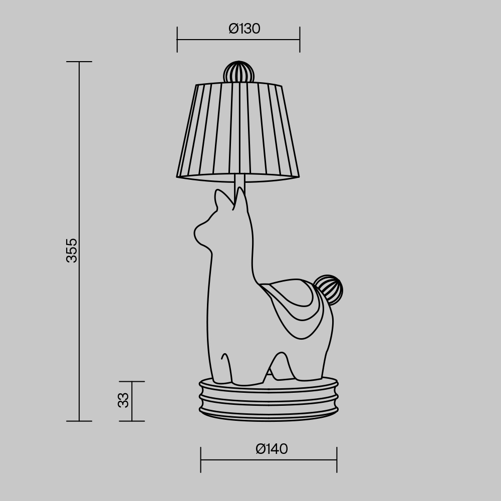 Настольный светильник Senor Alpaca 3000К 7Вт в Саратове