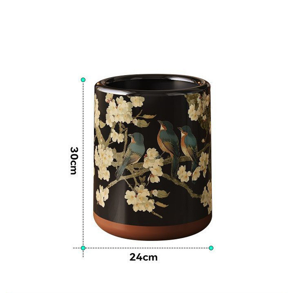 Мусорное ведро в китайском стиле Flower Trash Can Мусорное ведро в китайском стиле Flower Trash Can в Саратове