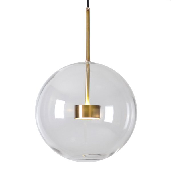 Подвесной светильник Suspension LED design BUBBLE LAMP 1 Латунь Прозрачное Стекло в Саратове | Loft Concept 