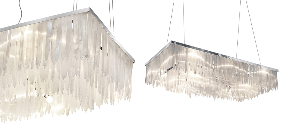 Люстра LAMP SELENITE RECT chromium 160 Люстра LAMP SELENITE RECT chromium 160 - Loft-Concept в Саратове