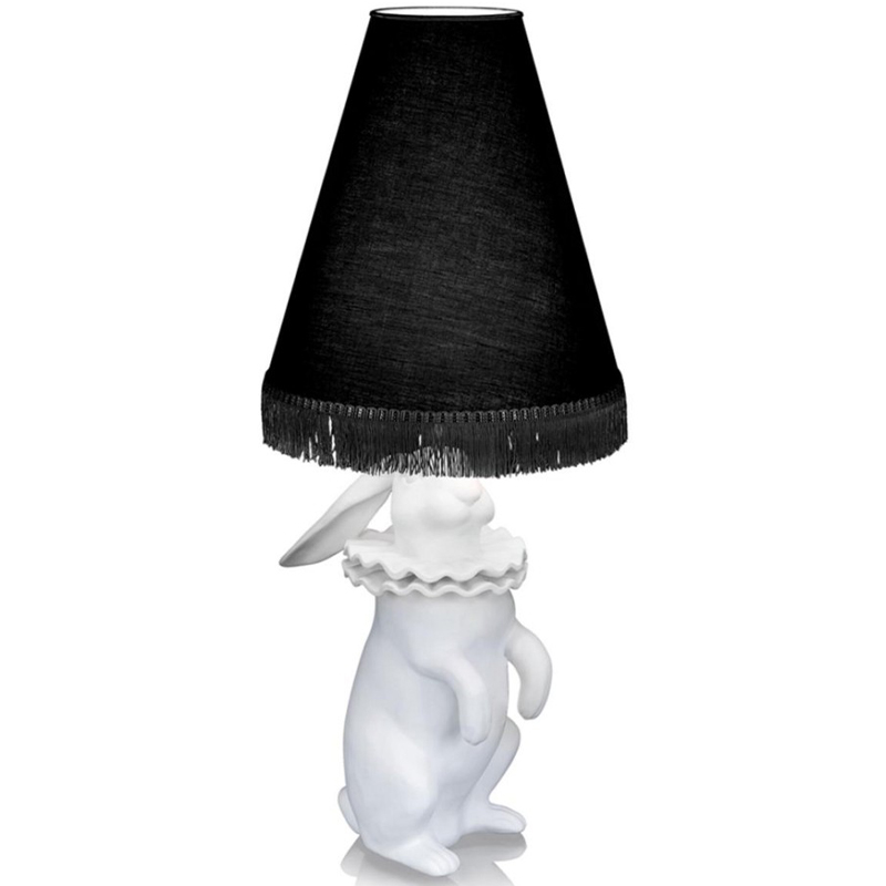 Настольная лампа Lamptable Rabbit Black Белый Черный в Саратове | Loft Concept 