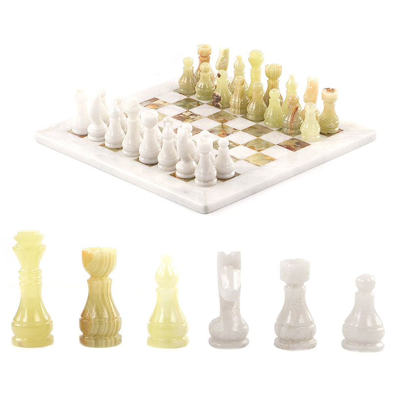 Шахматы настольные из натуральных камней Decorative Thematic Chess Шахматы настольные из натуральных камней Decorative Thematic Chess в Саратове | Loft Concept