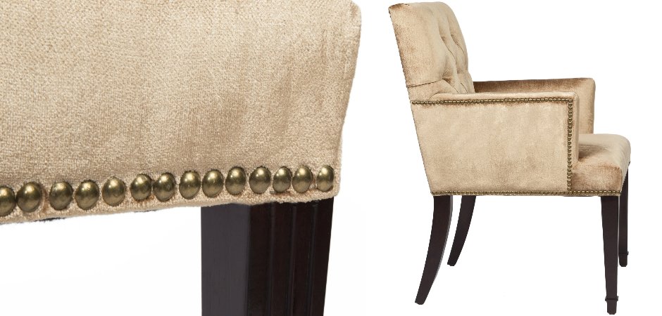 Стул с подлокотниками Parisian Chic Beige Стул с подлокотниками Parisian Chic Beige - Loft-Concept в Саратове