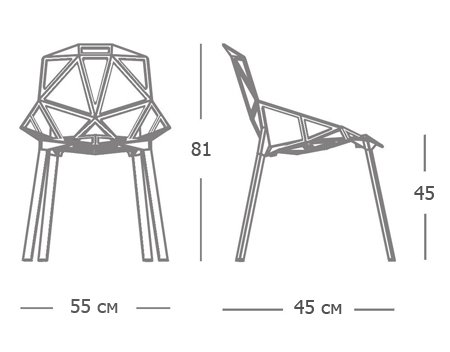 Дизайнерский стул CHAIR ONE white в Саратове