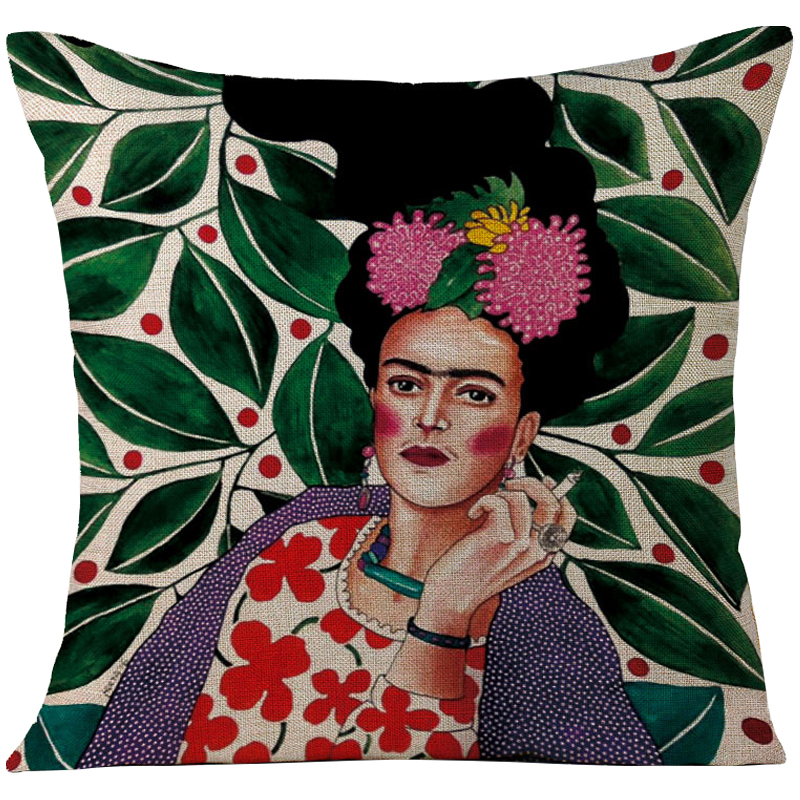 Декоративная подушка Frida Kahlo 13 Мульти в Саратове | Loft Concept 