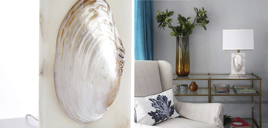 Настольная лампа Mother of Pearl Sink Настольная лампа Mother of Pearl Sink - Loft-Concept в Саратове