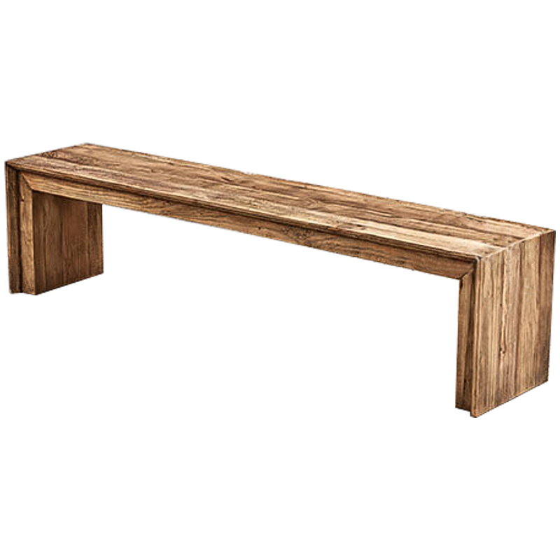 Скамья в стиле лофт Cline Wood Bench Древесина в Саратове | Loft Concept 