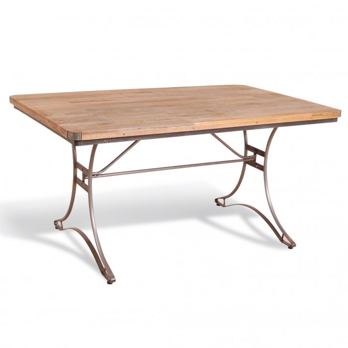 Cтол Industrial Metal Rust Rectangular Table Cтол Industrial Metal Rust Rectangular Table в Саратове | Loft Concept