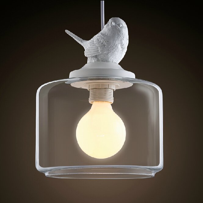 Подвесной светильник Provence Bird Pendant Белый в Саратове | Loft Concept 