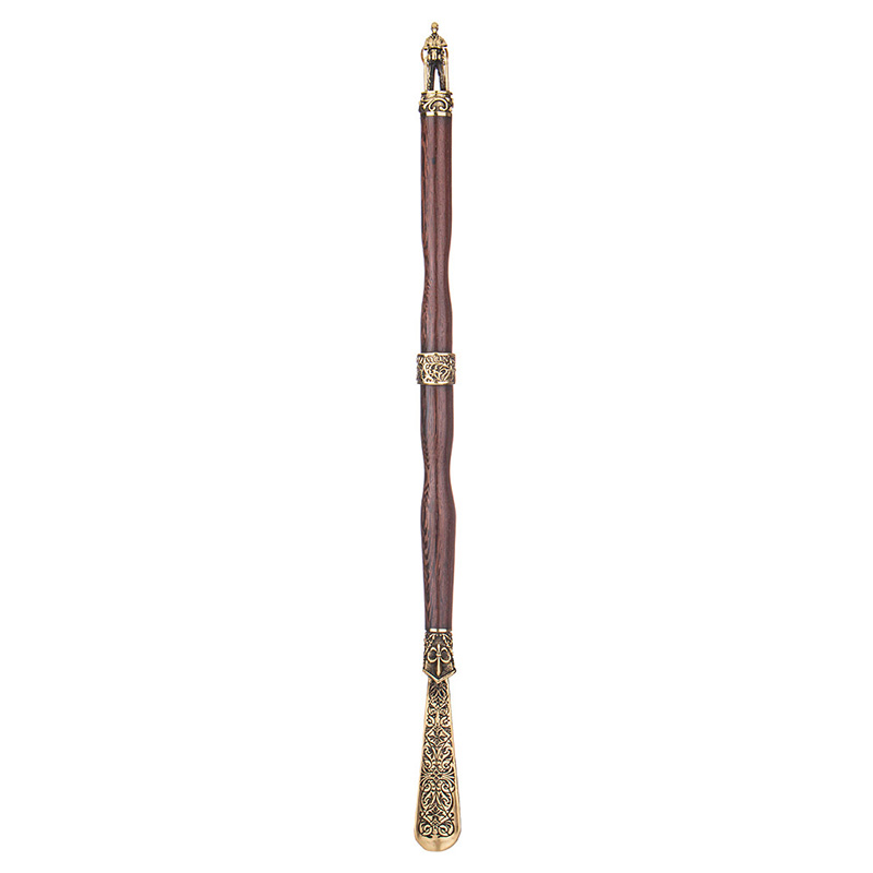Ложка для обуви с декоративными вставками из бронзы Gasman Decorative Shoehorns Бронза Коричневый в Саратове | Loft Concept 