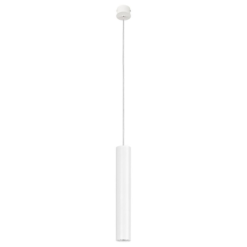 Подвесной светильник Luis Trumpet Tube White Lamp 40 Белый в Саратове | Loft Concept 