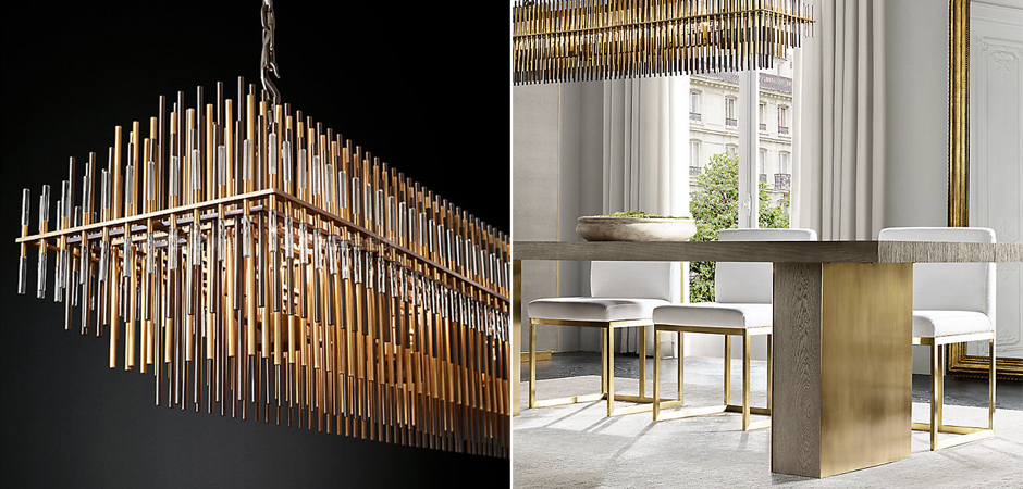 Люстра Restoration Hardware Emile Linear Chandelier Люстра Restoration Hardware Emile Linear Chandelier - Loft-Concept в Саратове