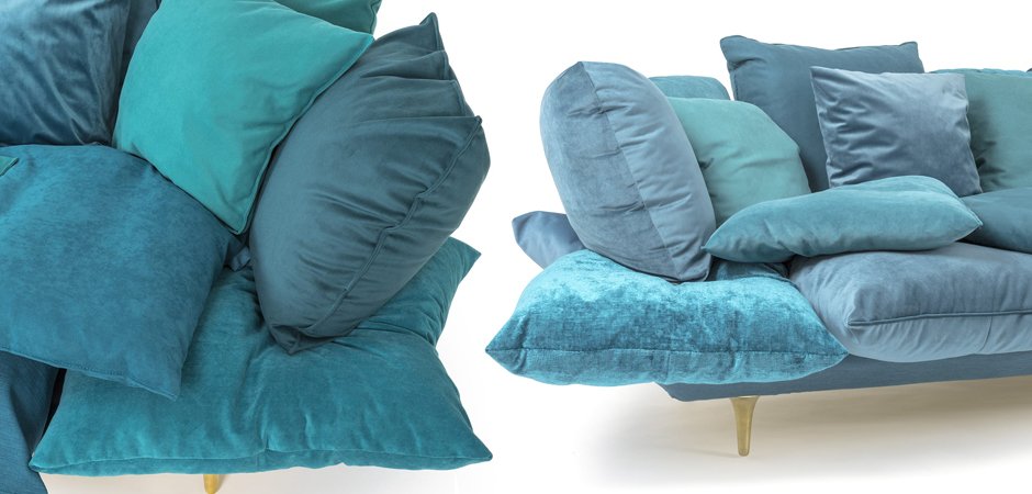 Диван Seletti Sofa Comfy Turquoise Диван Seletti Sofa Comfy Turquoise - Loft-Concept в Саратове