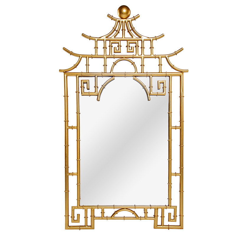 Зеркало Pagoda Mirror Gold 128 Золотой в Саратове | Loft Concept 