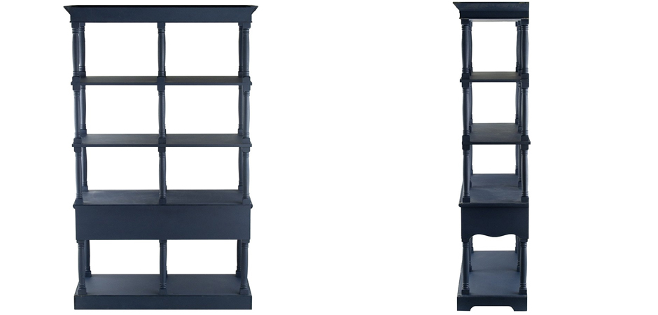 Винтажный Стеллаж Margery Blue Винтажный Стеллаж Margery Blue - Loft-Concept в Саратове
