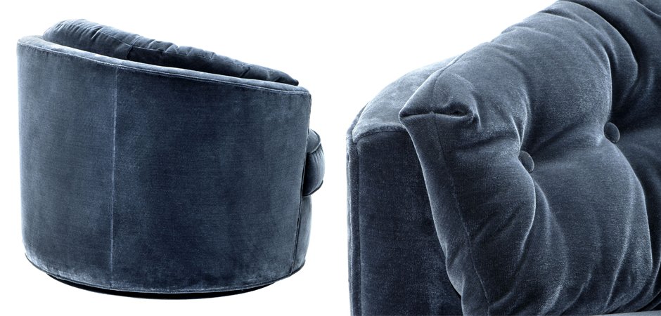 Кресло Eichholtz Chair Recla Blue Кресло Eichholtz Chair Recla Blue - Loft-Concept в Саратове