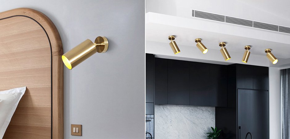 Спот GMCA01 Gold Ceiling Light Спот GMCA01 Gold Ceiling Light - Loft-Concept в Саратове