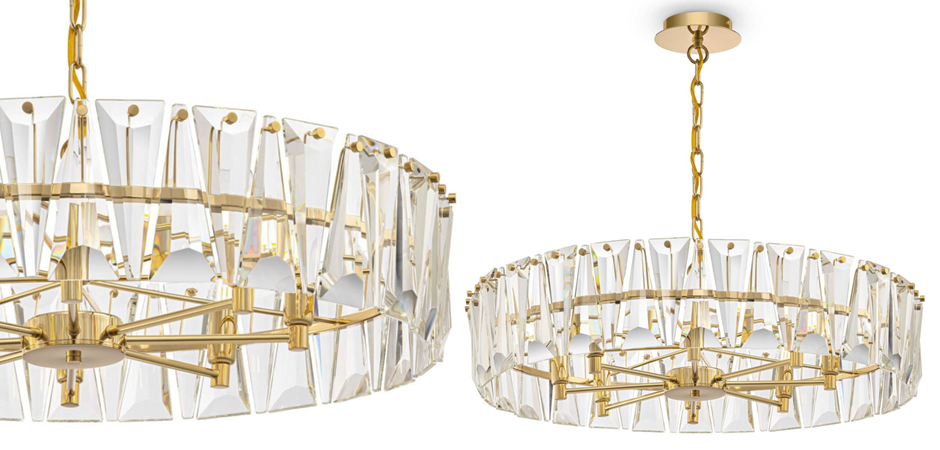 Люстра Ruby Crystal Chandelier Gold 75 Люстра Ruby Crystal Chandelier Gold 75 - Loft-Concept в Саратове