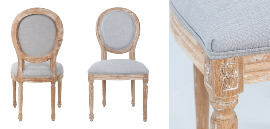 Стул French chairs Provence Light grey Chair Стул French chairs Provence Light grey Chair - Loft-Concept в Саратове