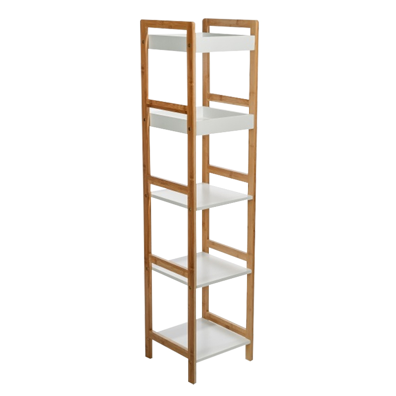 Стеллаж Stockholm White & Beige Slim Белый Бежевый Стеллаж Stockholm White & Beige Slim Белый Бежевый в Саратове | Loft Concept