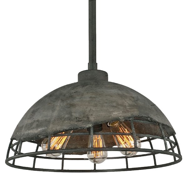 Подвесной светильник Stone industrial lamp 3 Серый (Gray) в Саратове | Loft Concept 