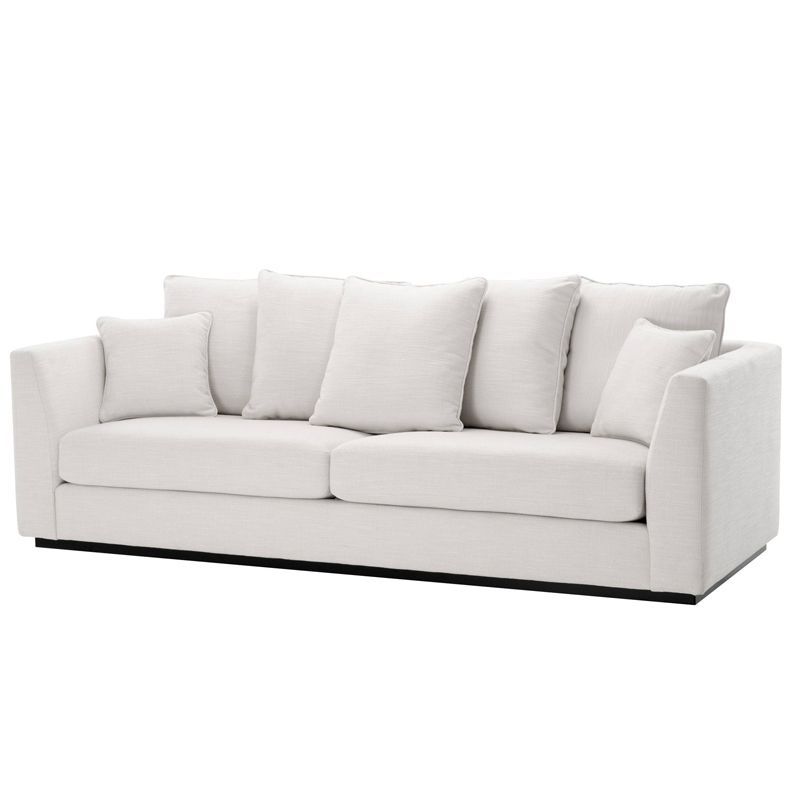 Диван Eichholtz Sofa Taylor white Белый Черный в Саратове | Loft Concept 