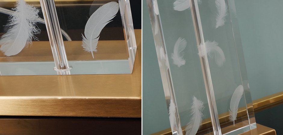 Настольная лампа Frozen Feathers Настольная лампа Frozen Feathers - Loft-Concept в Саратове
